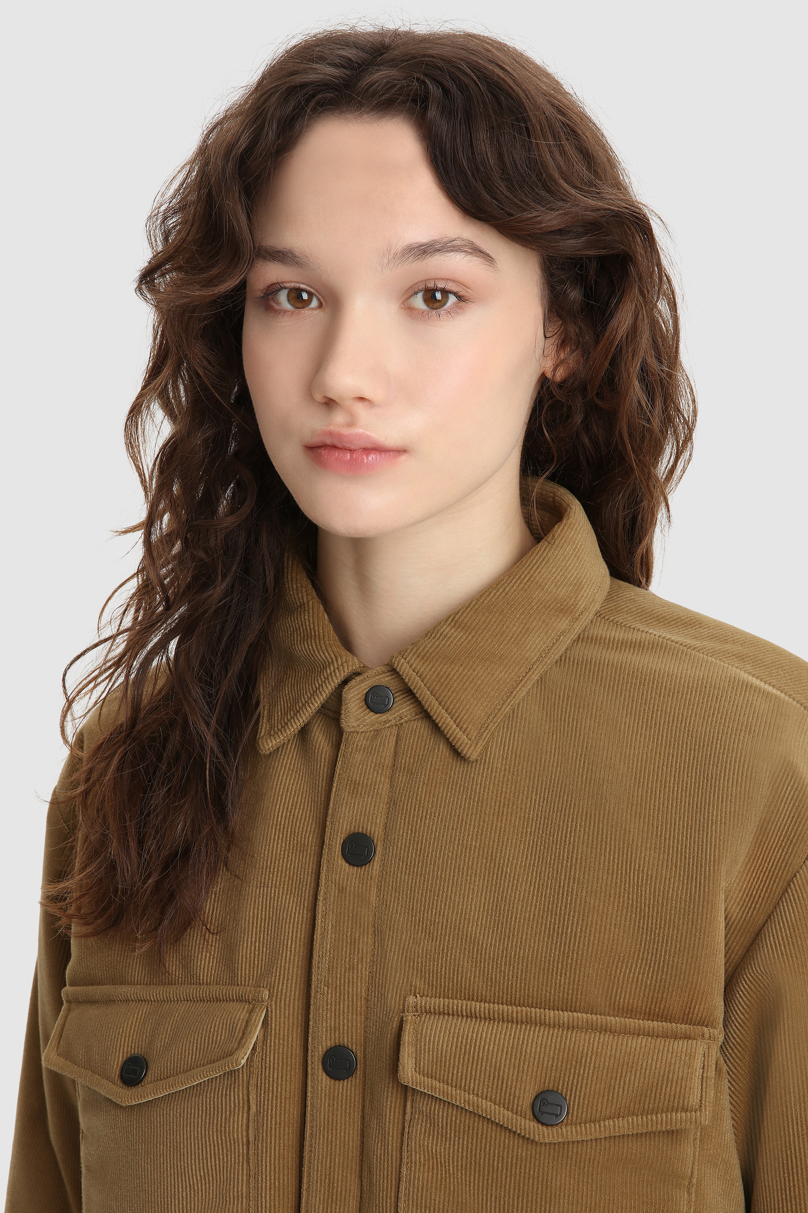 Corduroy insulated GORE-TEX shirt