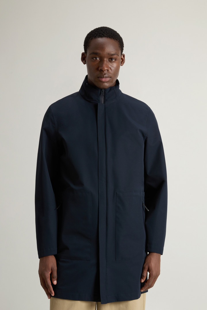 2-In-1 Jacket in Two-Layered Fabric Blue photo 1 | Woolrich