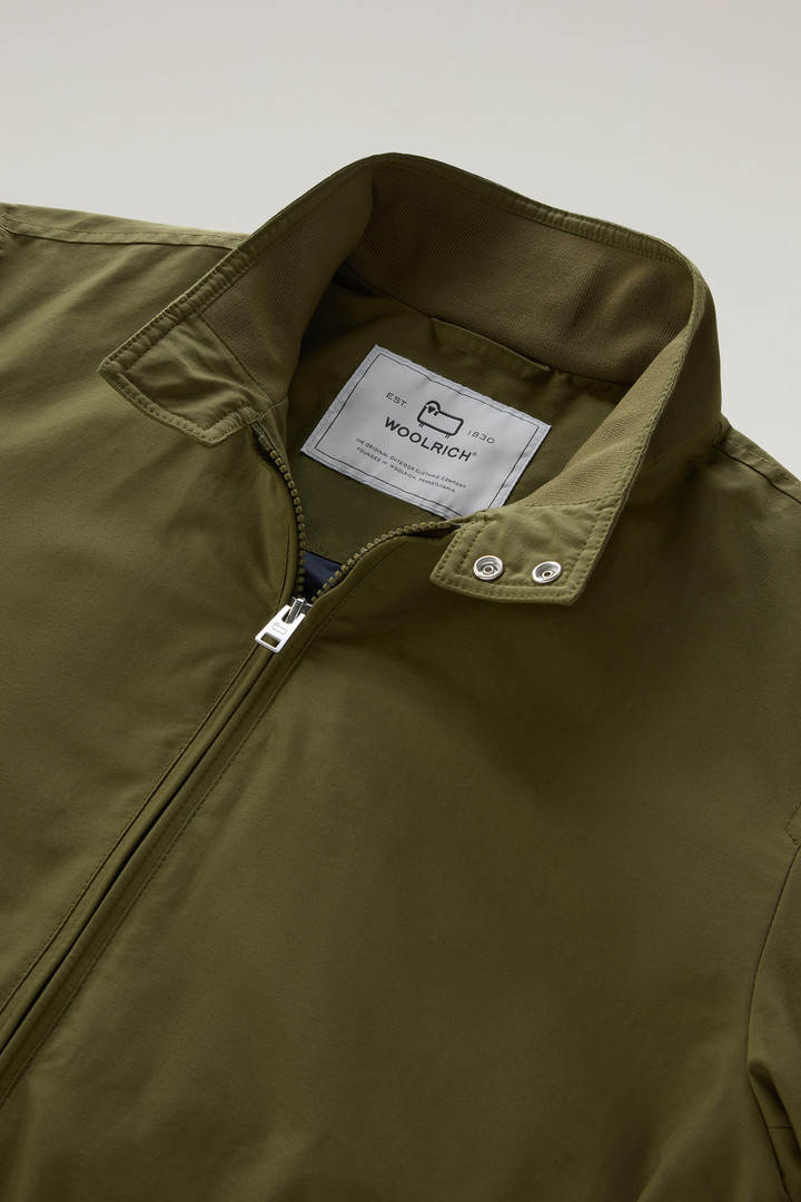 Cruiser Bomber Jacket in Ramar Cloth with Turtleneck Green photo 6 | Woolrich