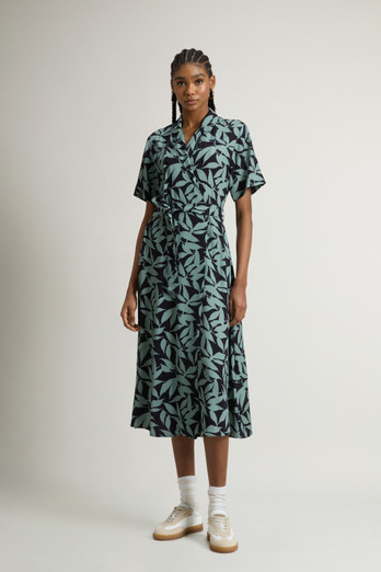 ワンピース WOOLRICH Woman Dress Blue CFWWDR0164FRUT3947 31010 Women's Stretch Cotton Dress blue | Woolrich US