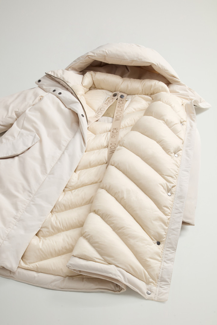 LUXURY COCOON PARKA Blanco photo 10 | Woolrich