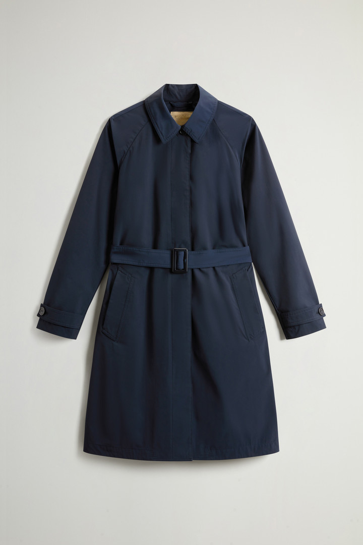 Urban Touch Trench Coat Blue photo 5 | Woolrich