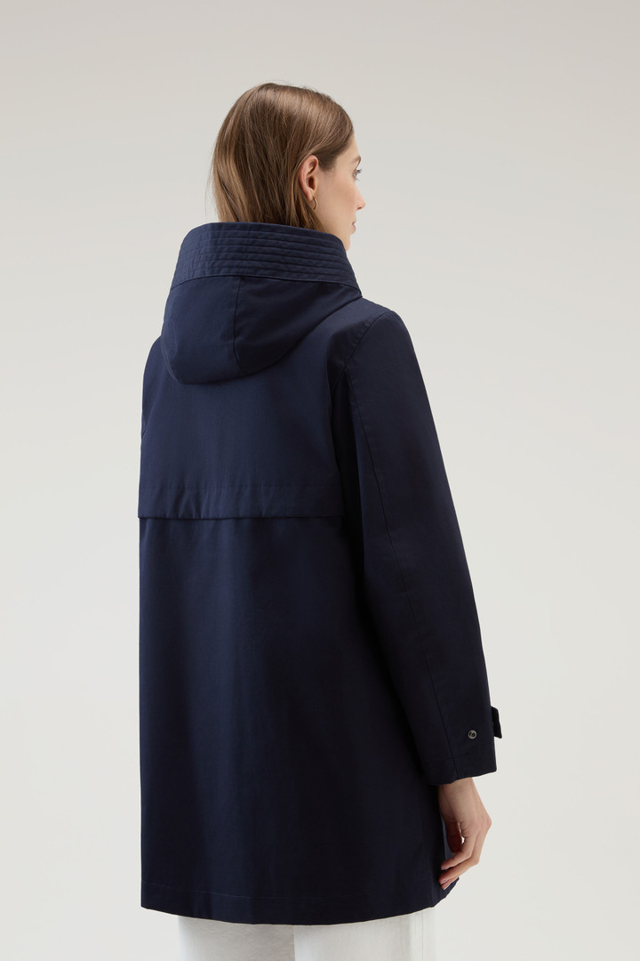 Havice Lightweight Parka in Best Cotton Blue photo 3 | Woolrich