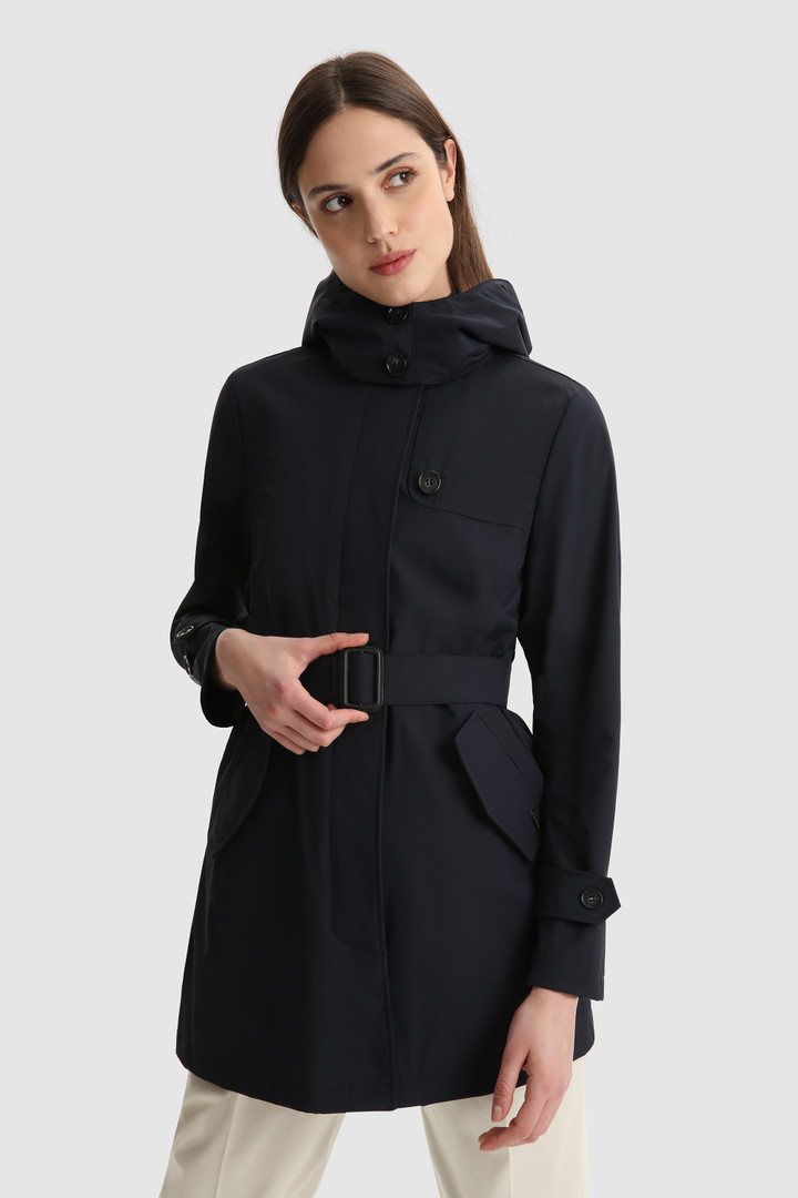Belted Fayette trench coat