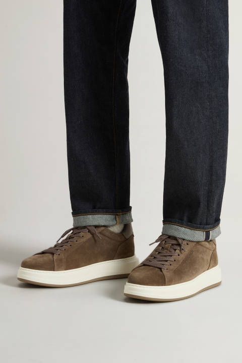 Suède Arrow sneakers Bruin photo 2 | Woolrich