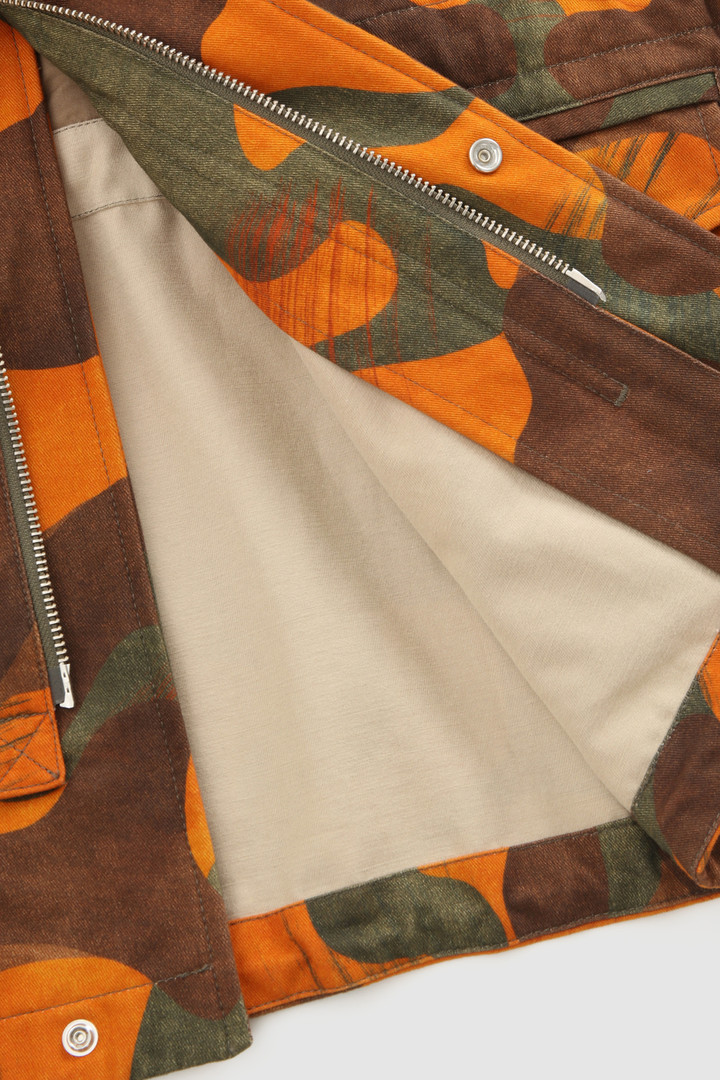 Chaqueta Easton Field de algodón de camuflaje naranja photo 10 | Woolrich
