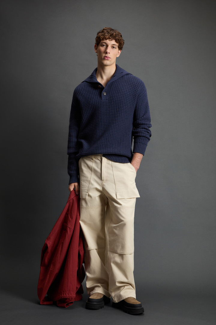 Pullover aus Schurwoll-Kaschmir-Mischung by Todd Snyder Blau photo 2 | Woolrich