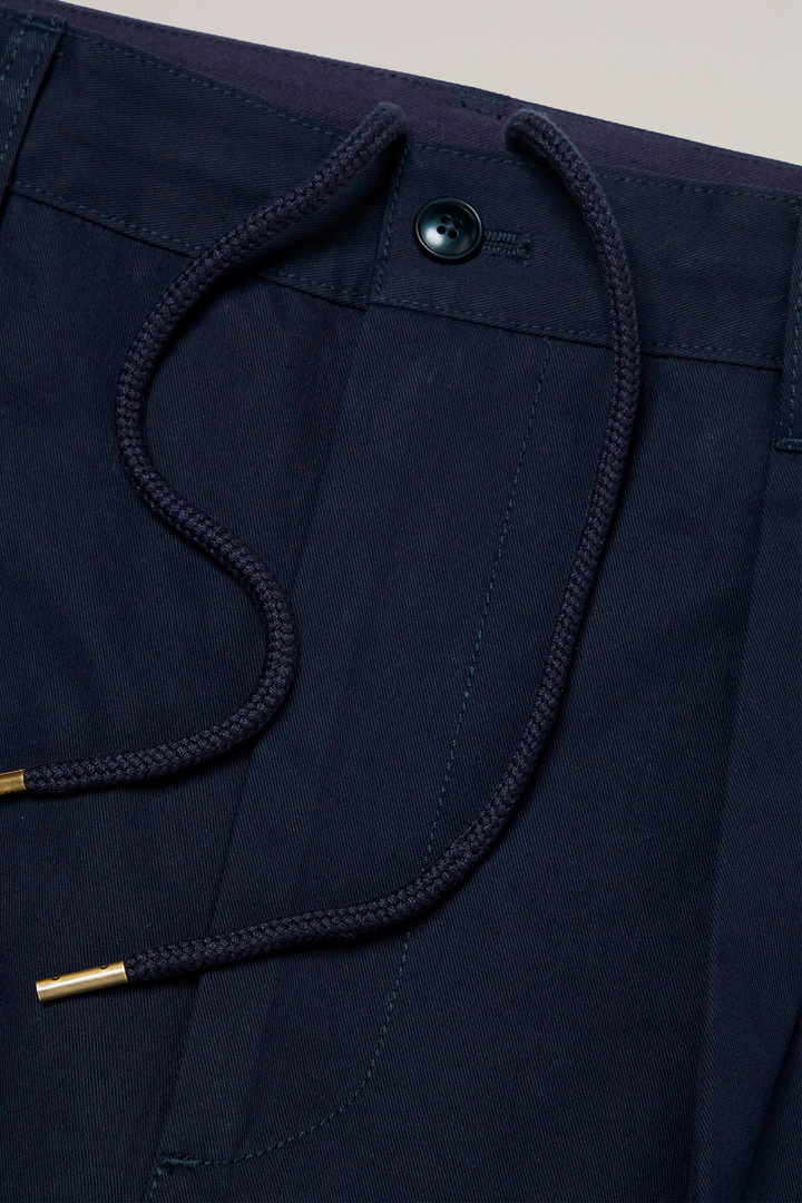Hose aus Cavalry-Twill-Baumwollmischung Blau photo 4 | Woolrich