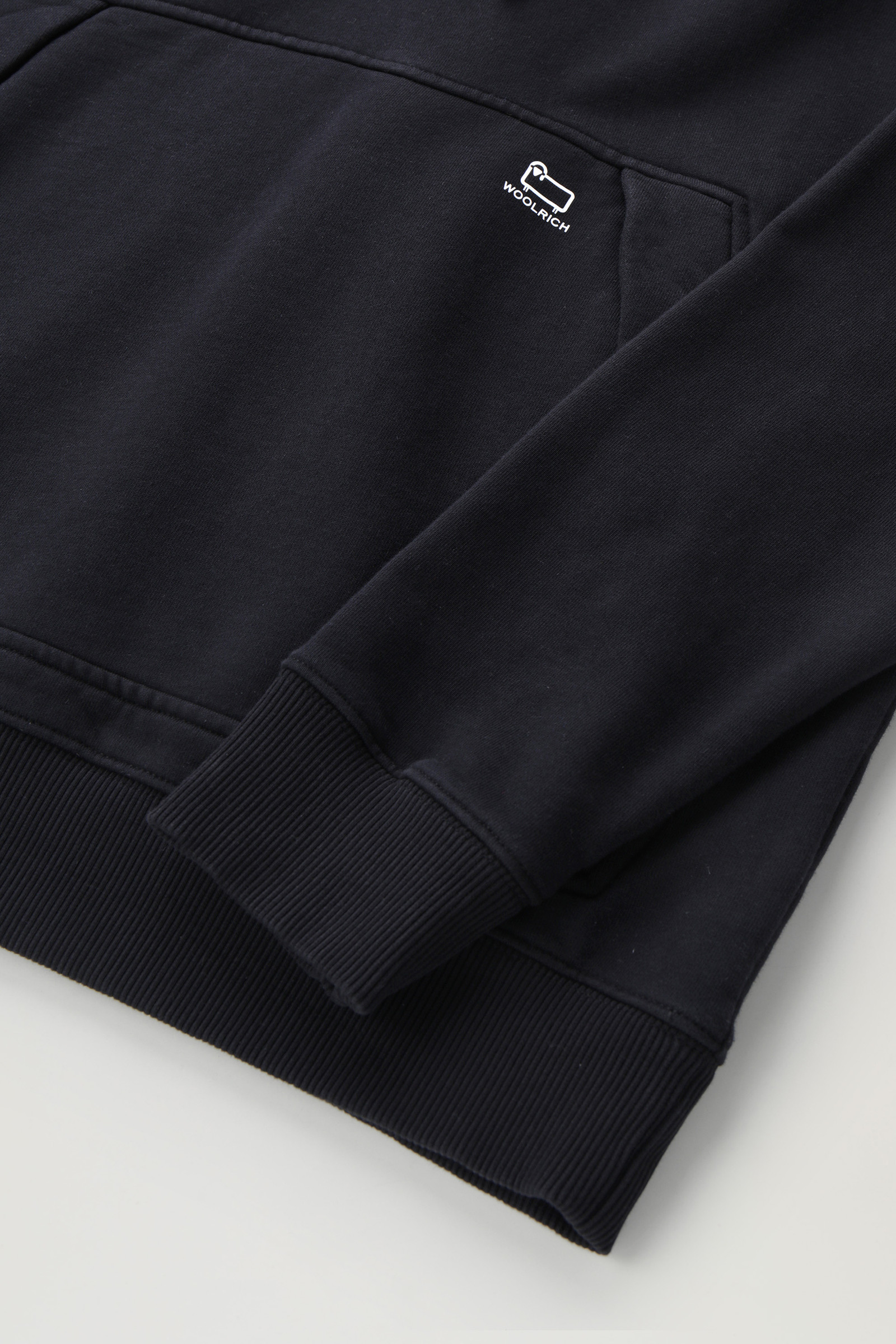Kapuzenpullover aus Baumwolle und Taslan-Nylon schwarz photo 7 | Woolrich