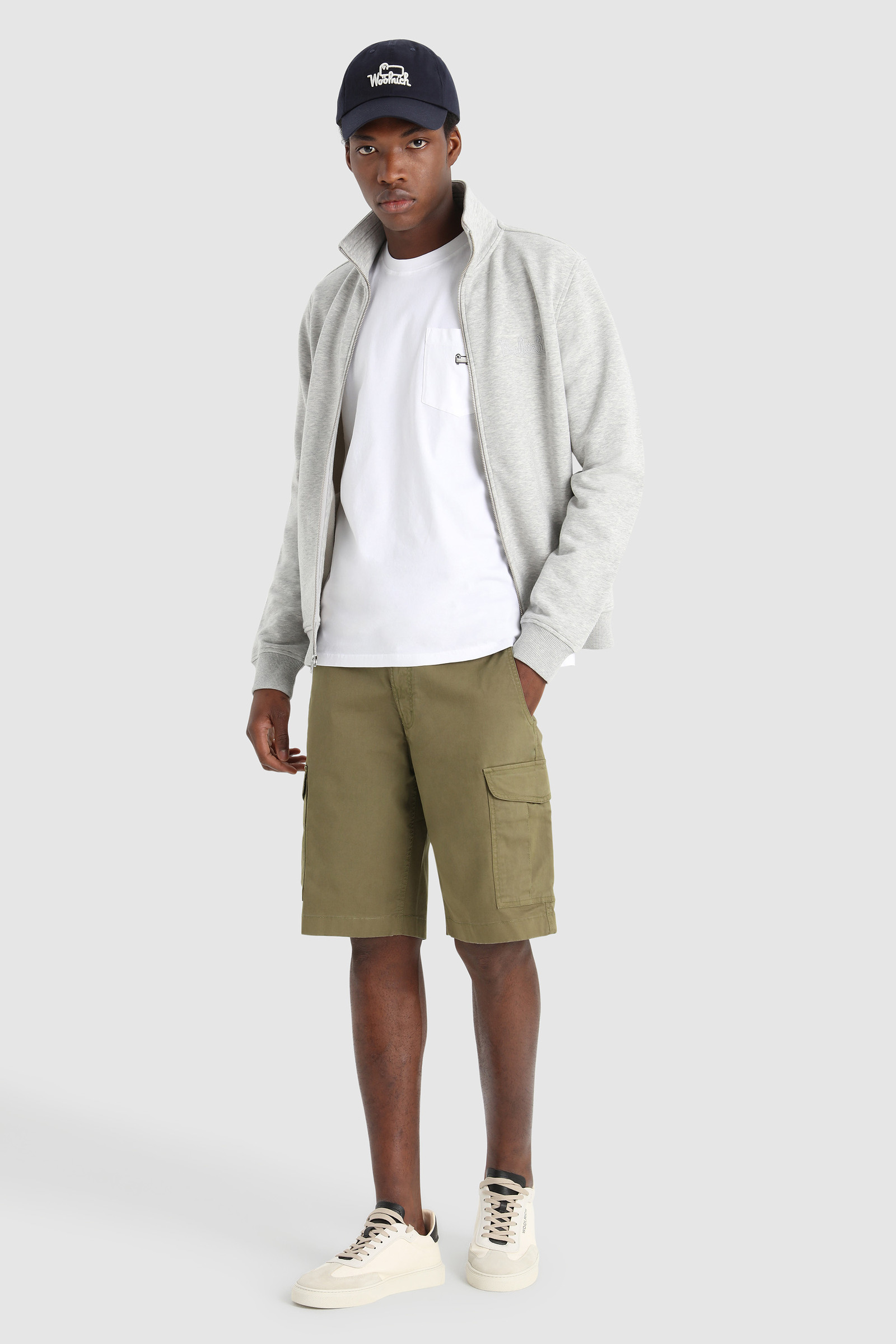 T-Shirt mit Brusttasche Weiß photo 2 | Woolrich