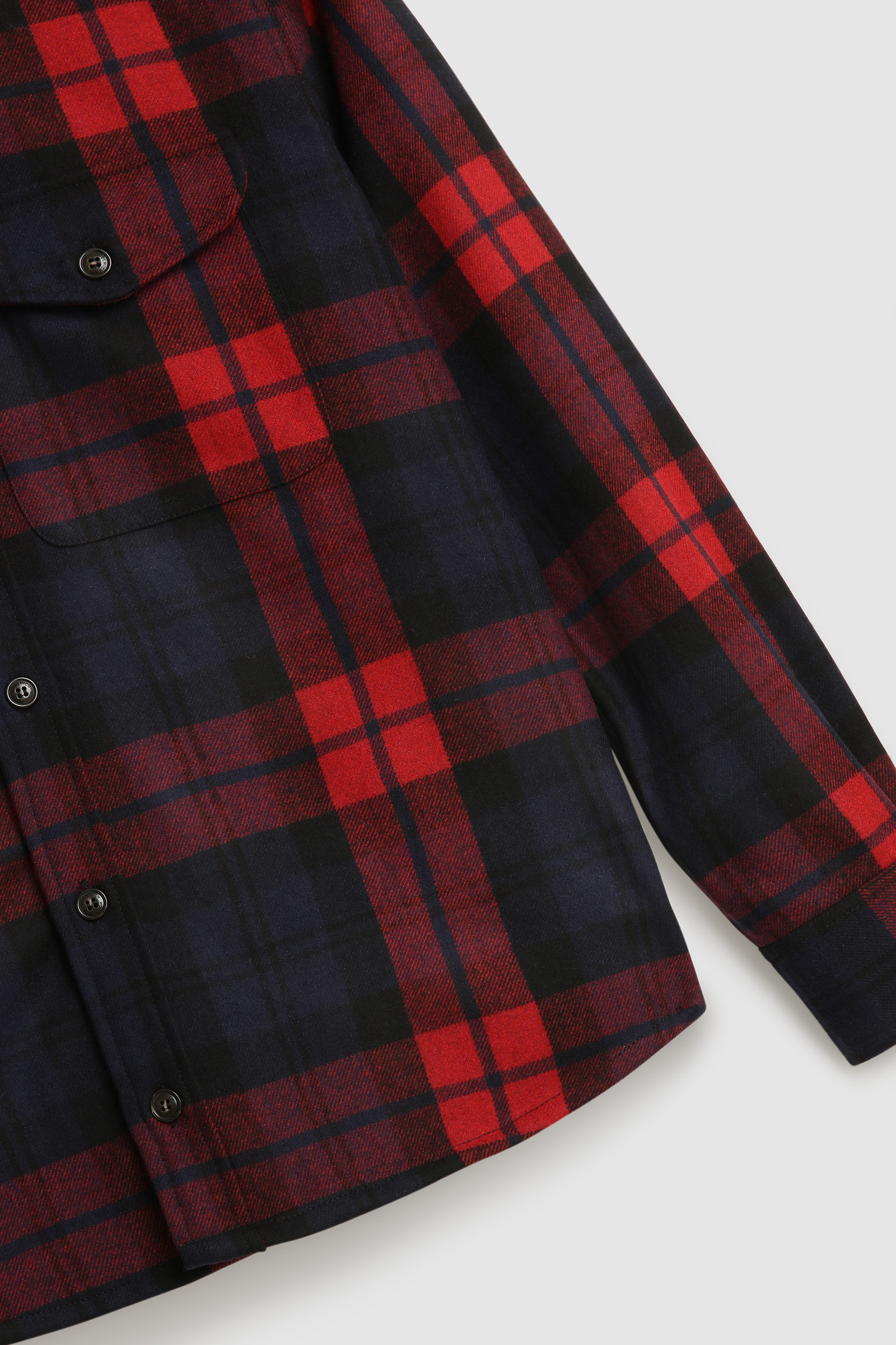 Oxbow Flannel Shirt - Made in Usa Red photo 9 | Woolrich