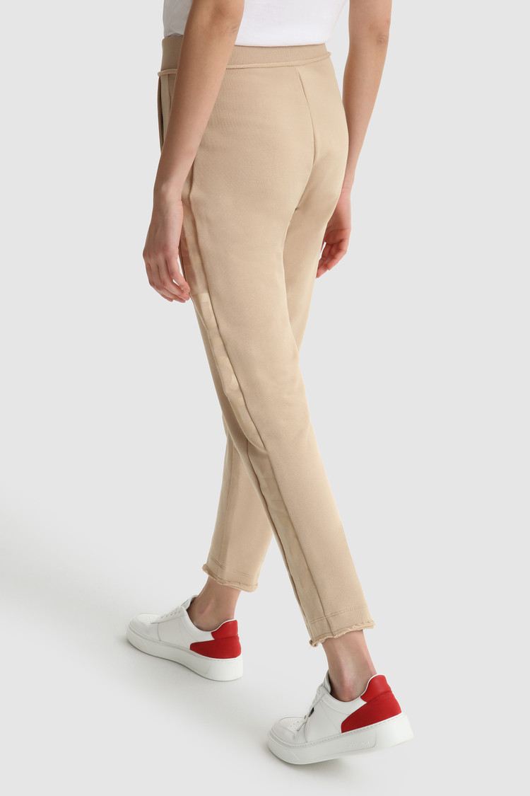Printed logo fleece pant