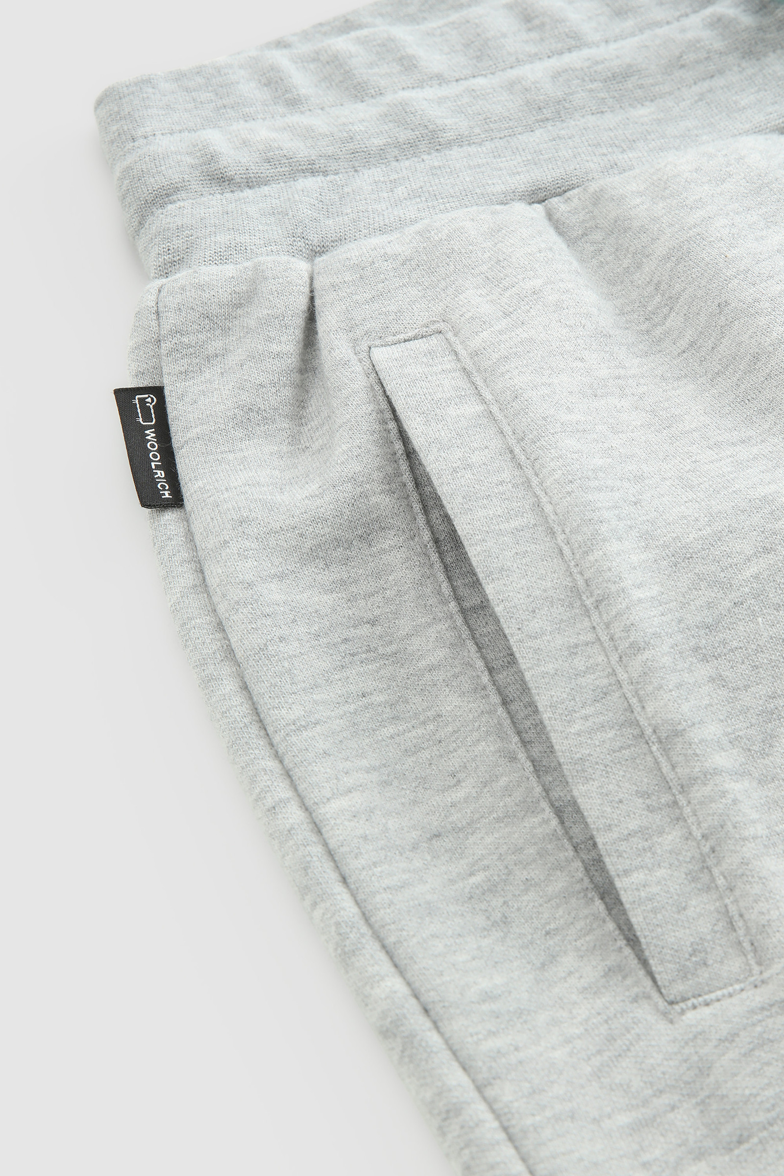 Amerikanische Shorts aus Baumwollfleece Grau photo 6 | Woolrich