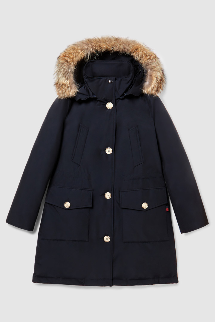 Parka Arctic longue en fourrure de coyote