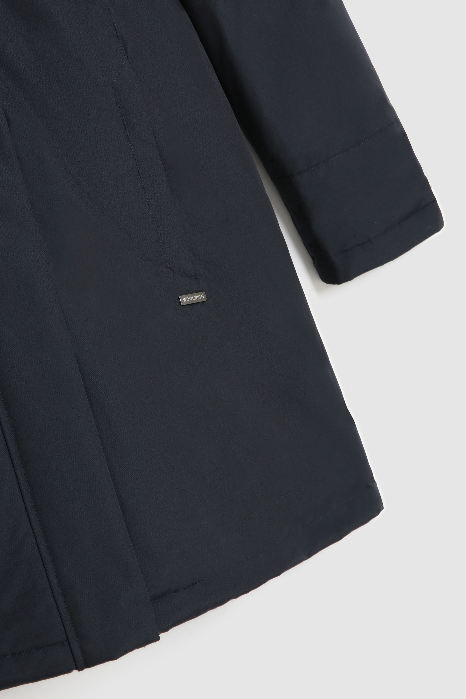Bow Bridge Parka con pelliccia ecologica Blu photo 9 | Woolrich