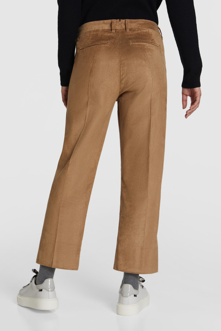 Light velvet pants