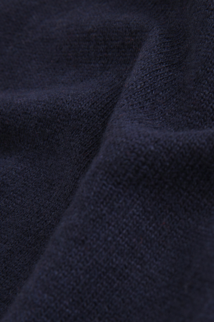 Boy's wool and cotton color block Sweater