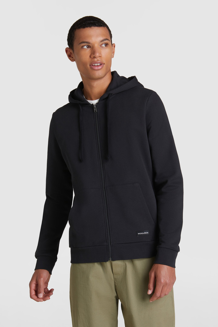 Felpa Essentials con cappuccio e zip