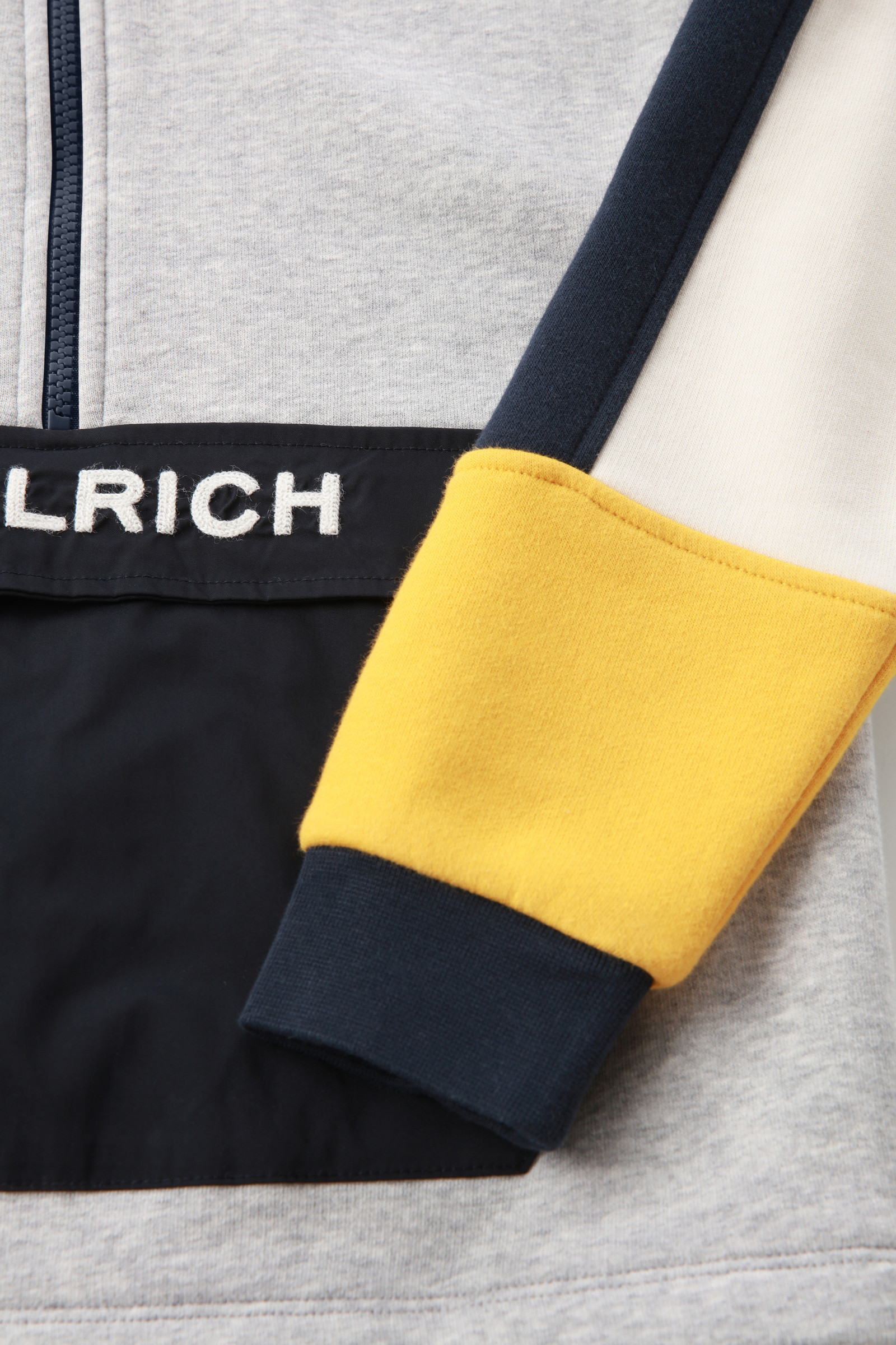 Color-Block Sweatshirt für Jungen aus Baumwolle gelb photo 7 | Woolrich
