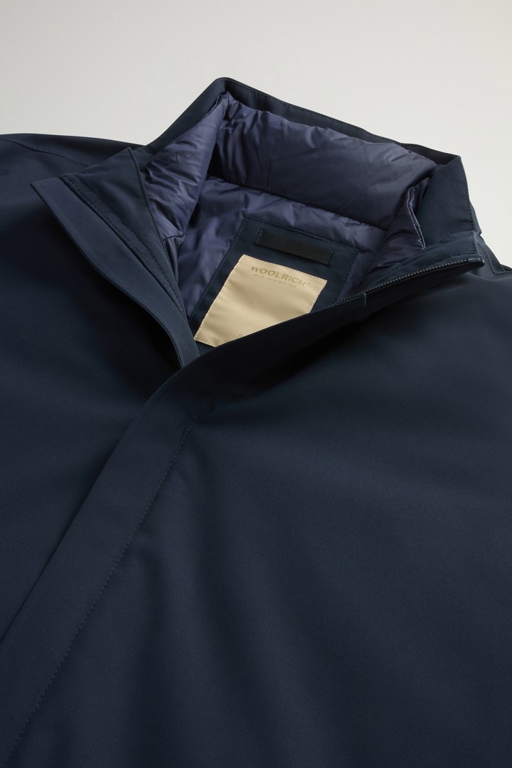 2-In-1 Waterproof Jacket in Two-Layered Fabric Blue photo 6 | Woolrich