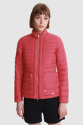 Hibiscus padded jacket with drawstring
