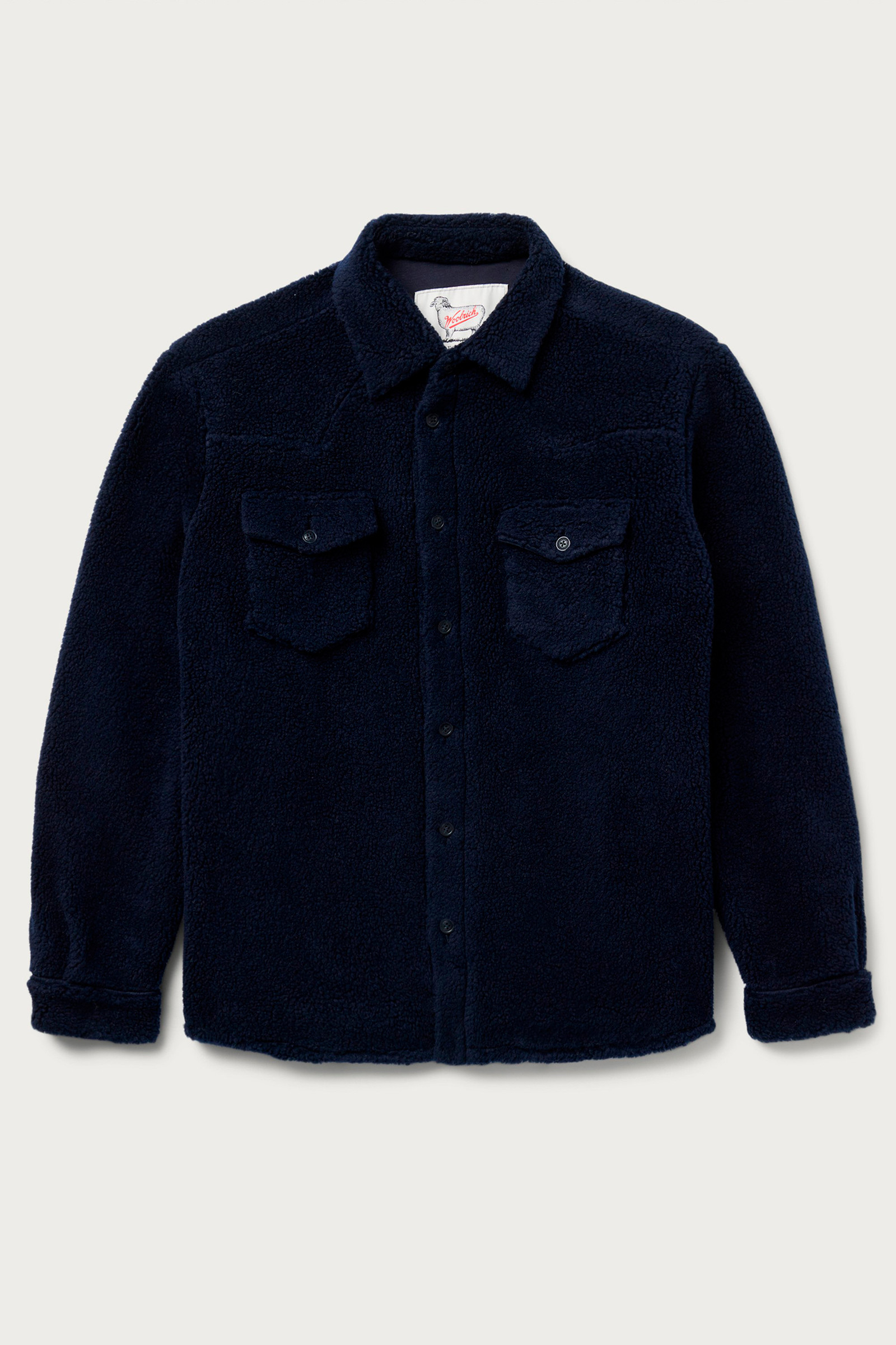 Men's Sherpa Shirt - One Of These Days / Woolrich Blue | Woolrich USA