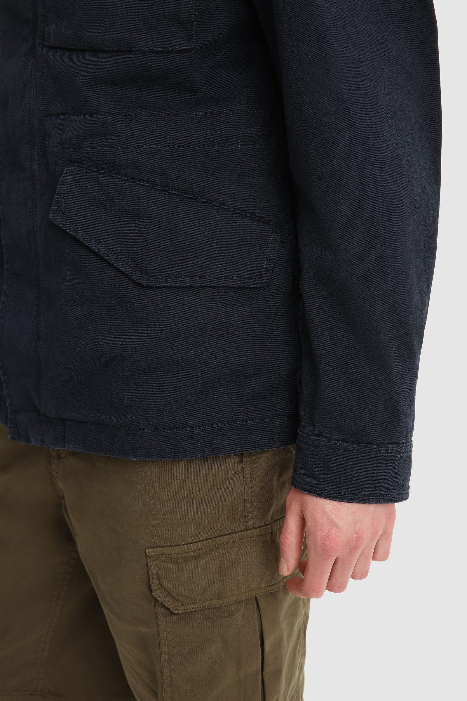 Pure Cotton Field Jacket Blue photo 7 | Woolrich
