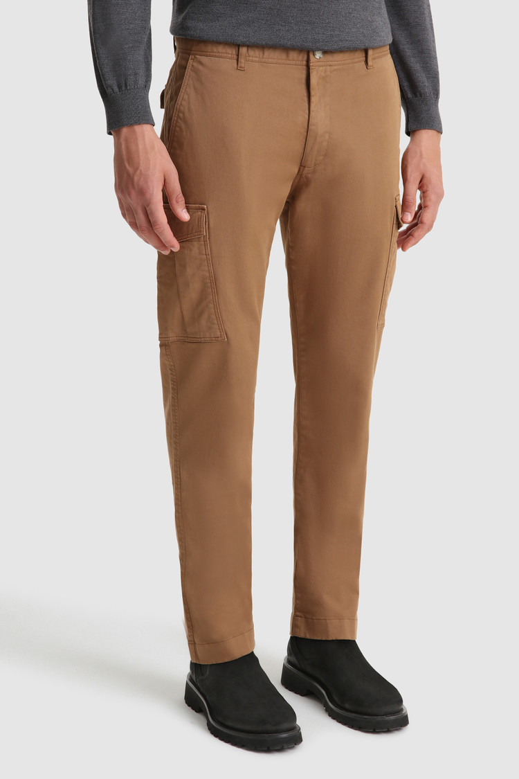 basic editions men's twill cargo pant