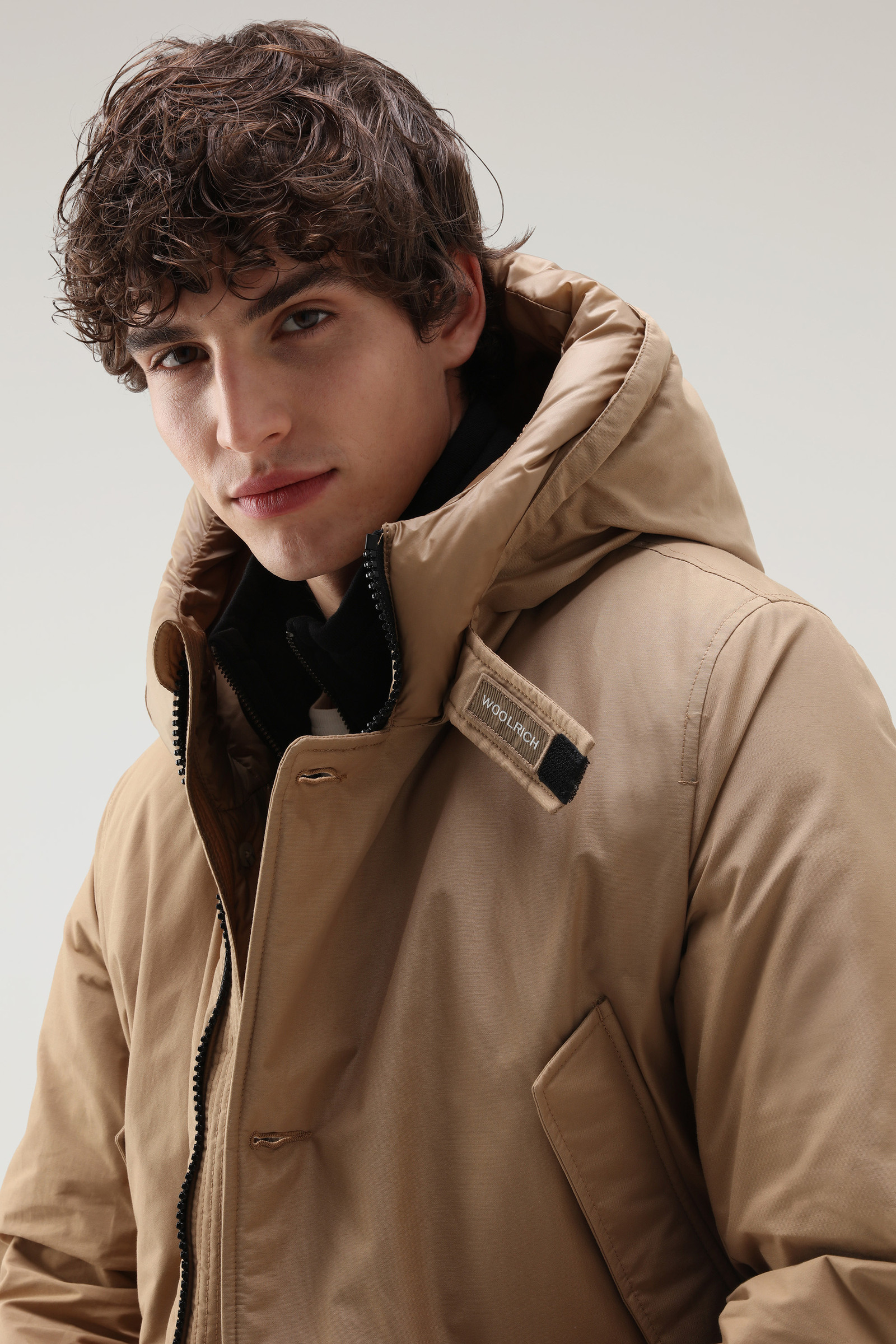 Men's Arctic Parka in Ramar Cloth Beige | Woolrich USA