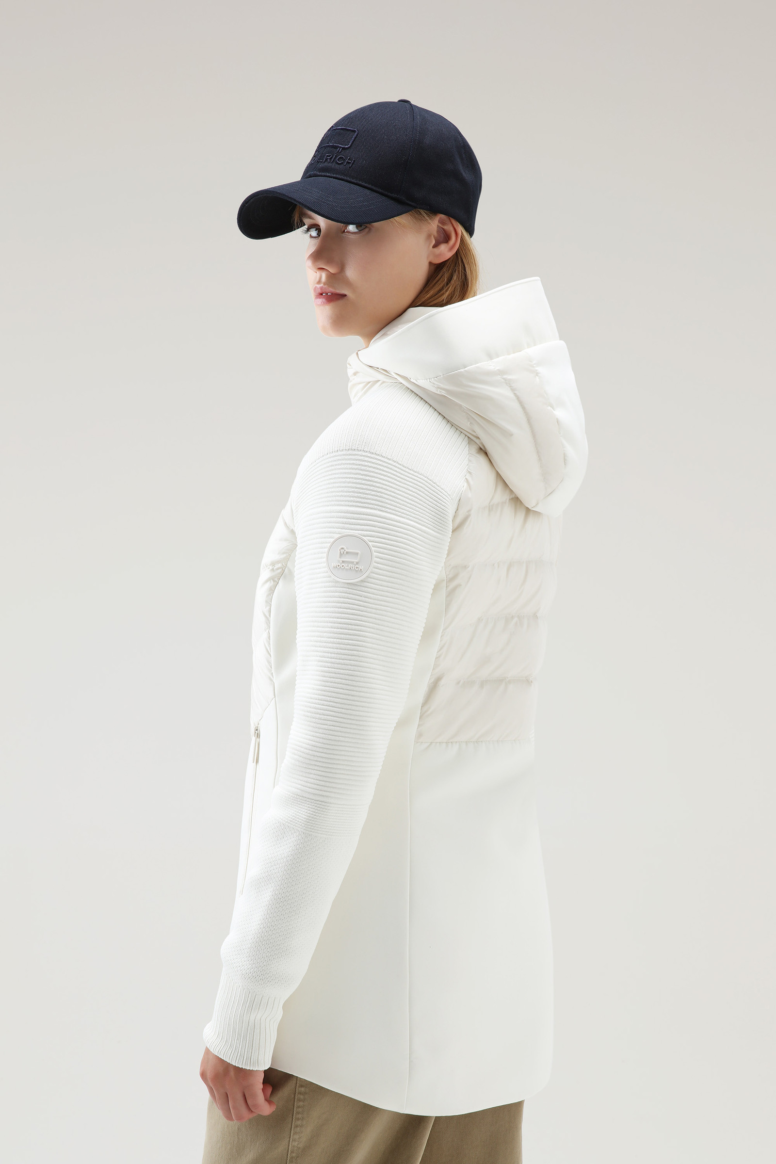 Veste Suffolk en microfibre stretch et softshell blanc photo 3 | Woolrich
