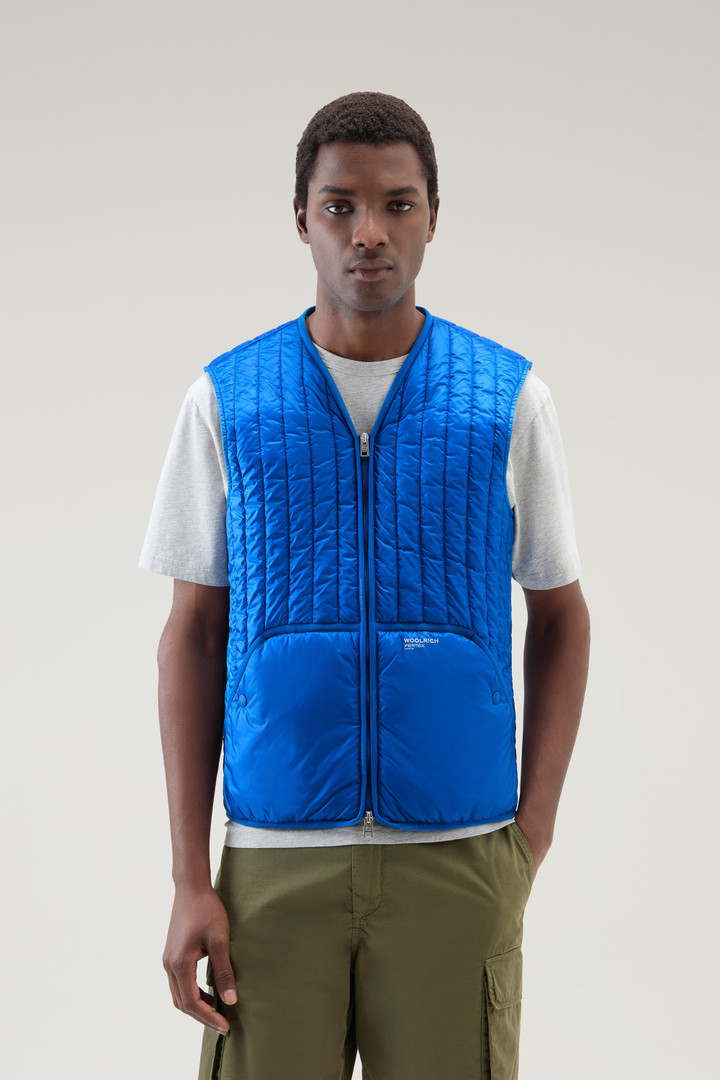 Quilted Vest in Recycled Pertex Quantum Blue photo 1 | Woolrich