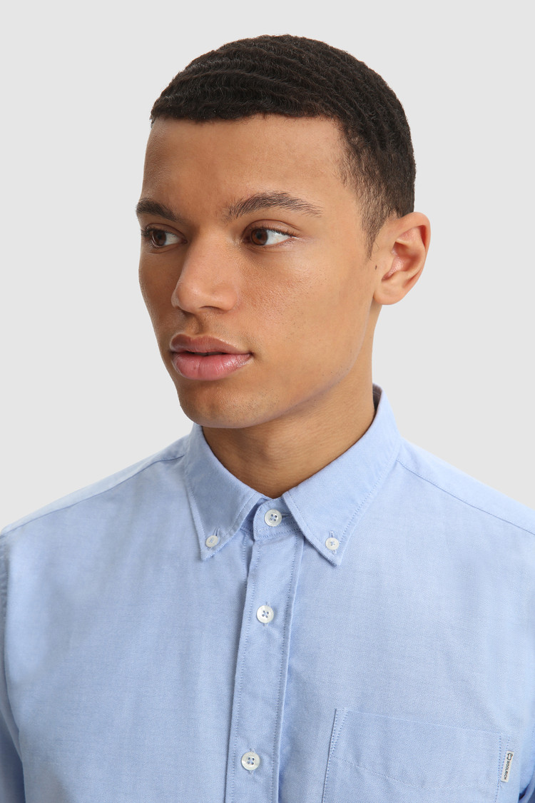 Camisa Oxford de algodón grueso