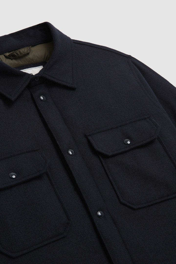 Chemise matelassée Alaskan en laine italienne recyclée