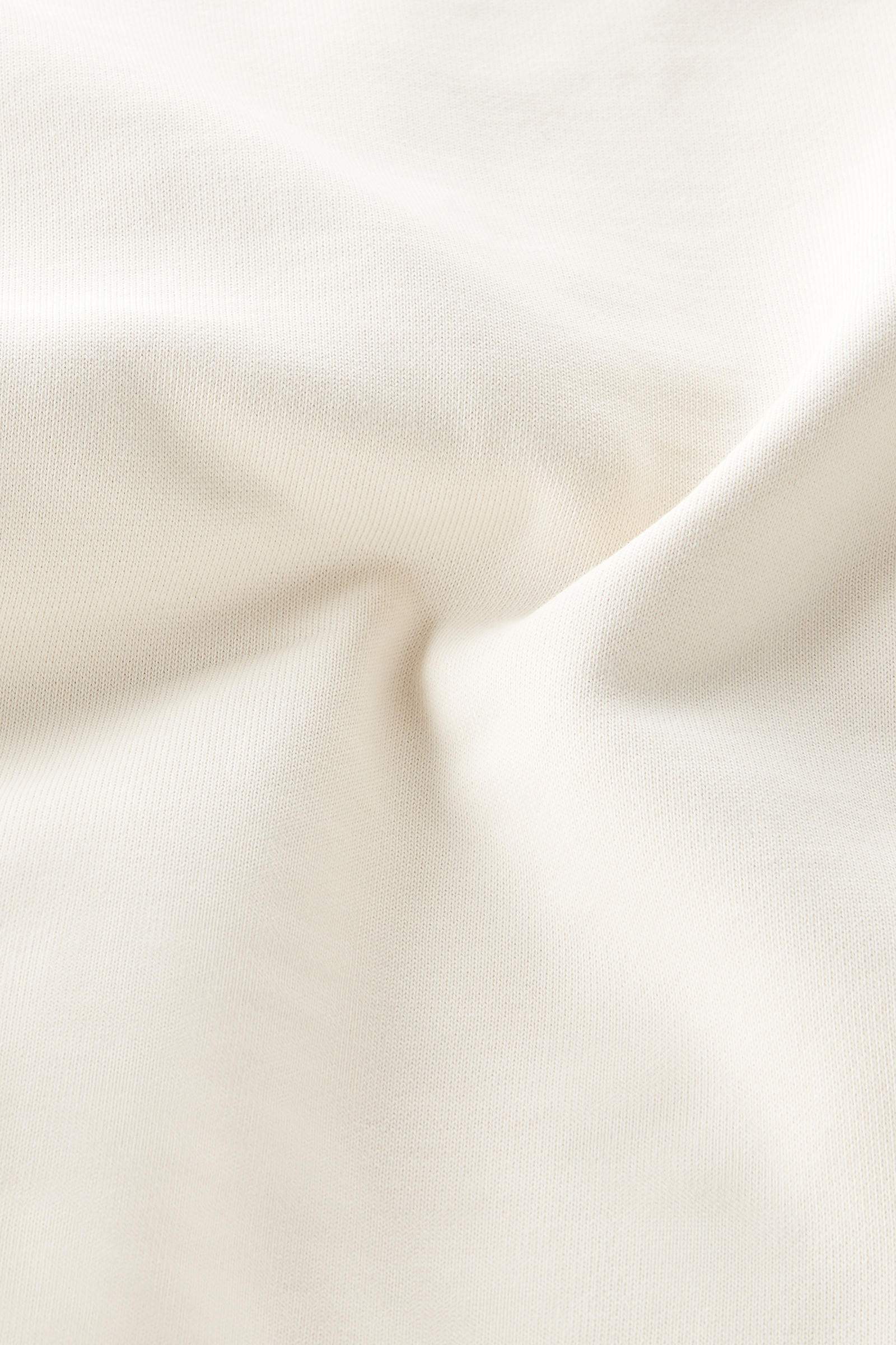 Sudadera para niña de cuello redondo de puro algodón blanco photo 5 | Woolrich