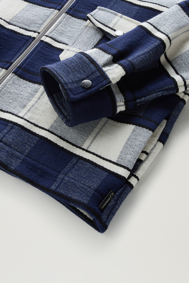 Gentry overshirt aus recyceltem Manteco-Baumwoll-Mischgewebe Blau photo 7 | Woolrich
