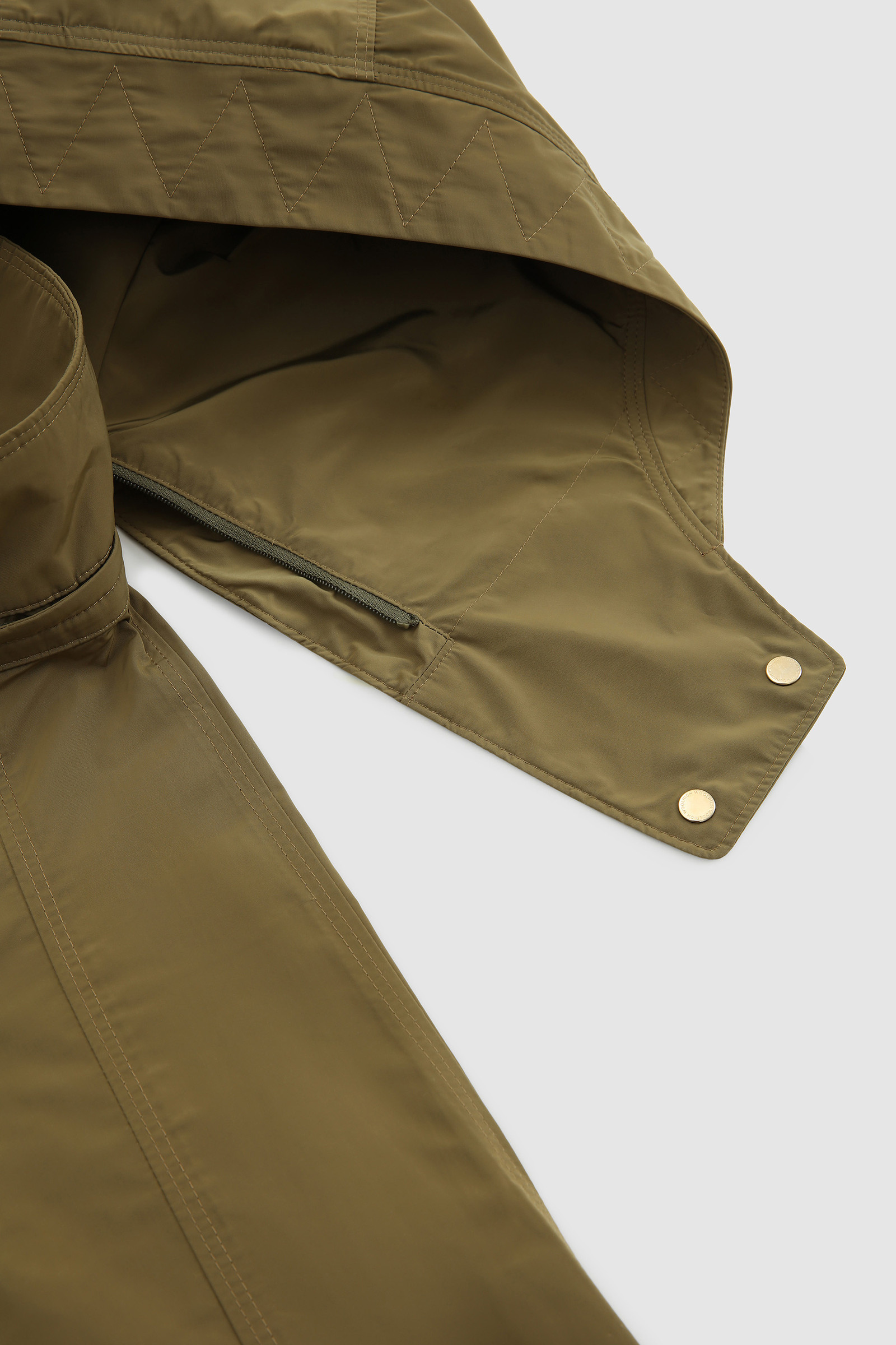 City Anorak with Detachable Hood Green photo 6 | Woolrich