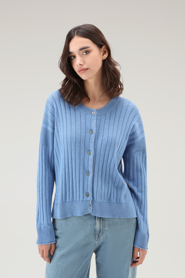 Woolrich Women Campanula Melange Size M In Campanula Melange