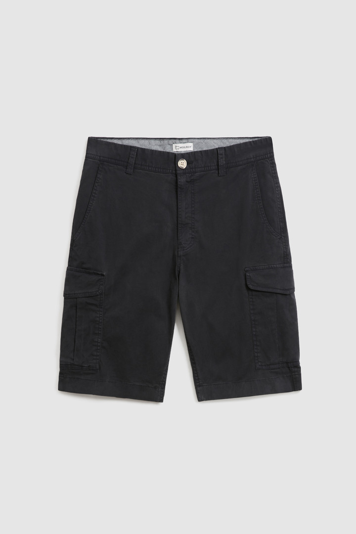 Short cargo teint en pièce bleu photo 4 | Woolrich