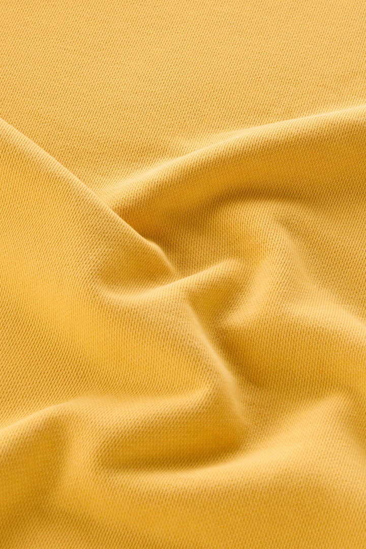 Sweatshirt mit Rundhalsausschnitt 1830 aus reiner Baumwolle Gelb photo 8 | Woolrich