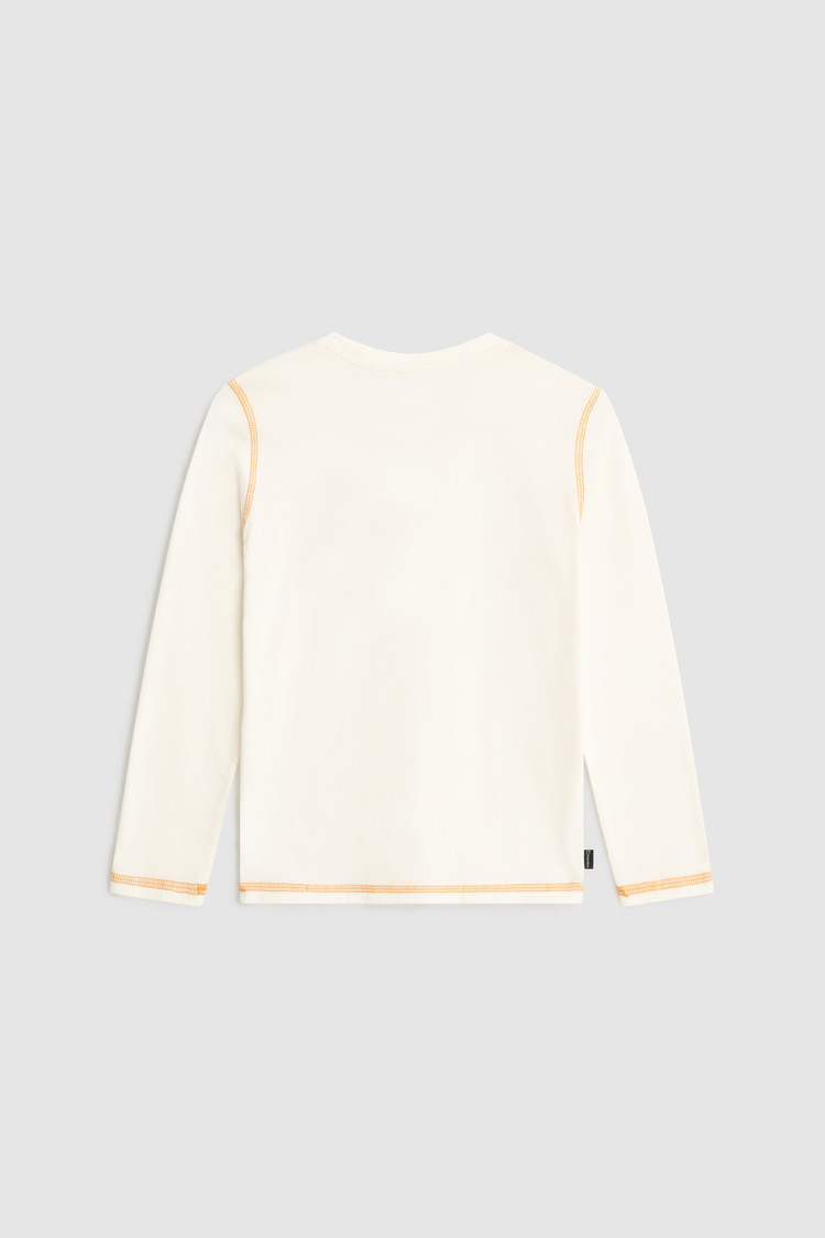 Maglia da bambino con logo vintage ricamato