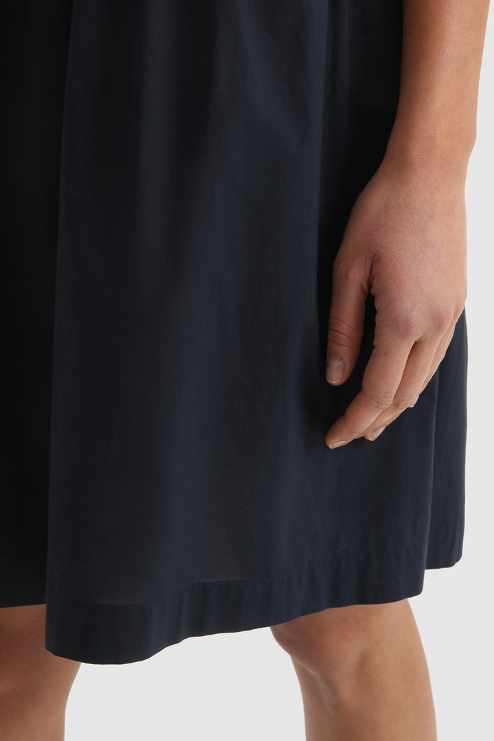 Cap-sleeve Popeline dress