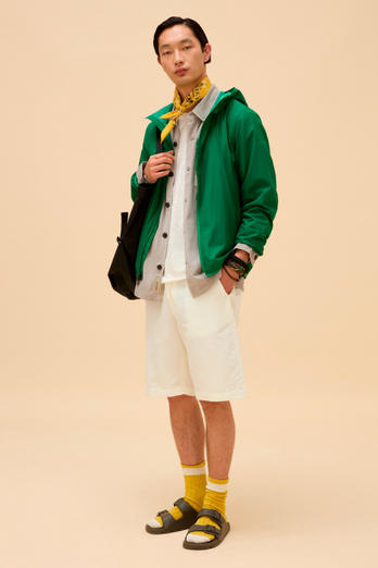 Ultralight Hooded Jacket in Light Mini Ripstop Green | Woolrich