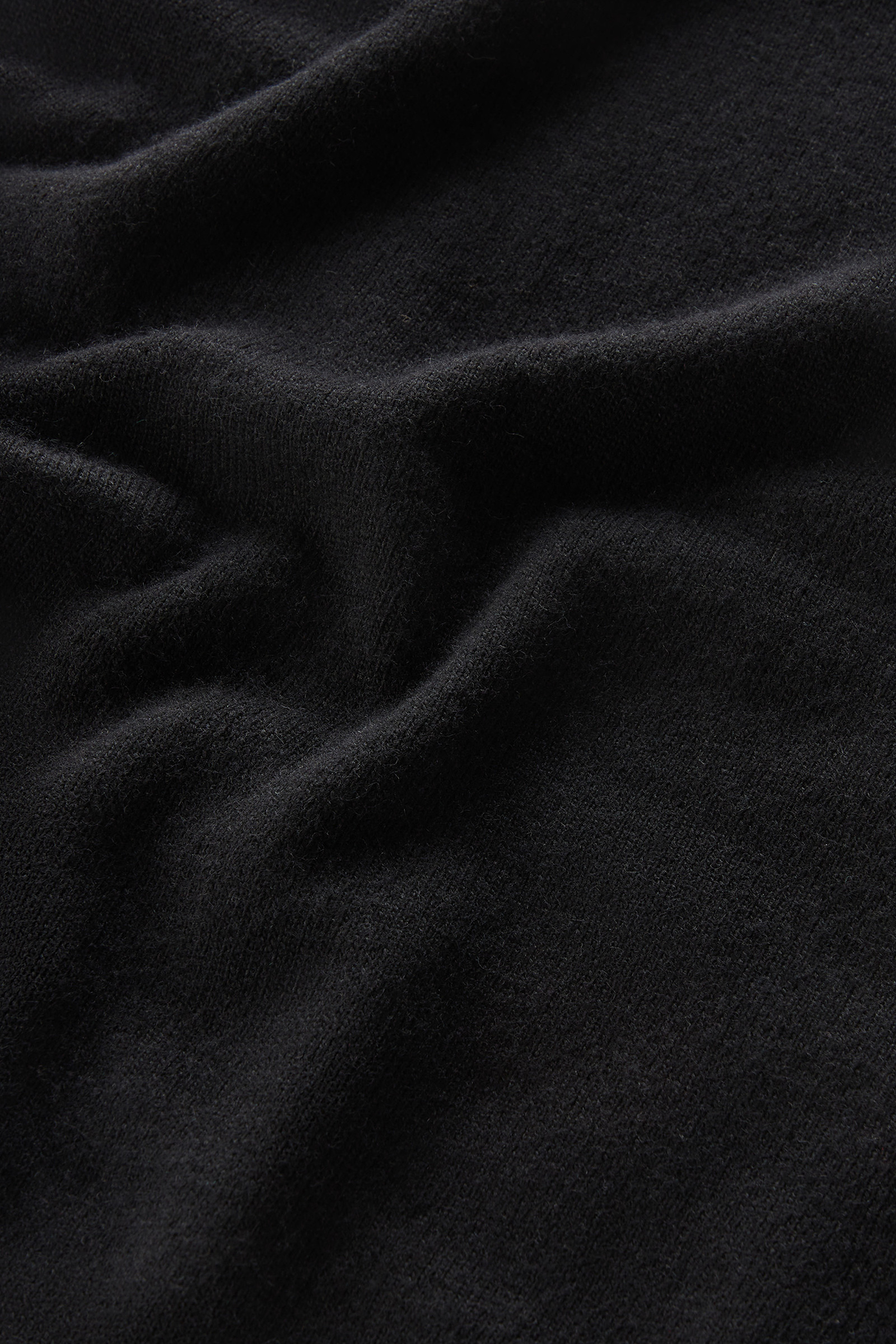 Crewneck Sweater in Wool and Cashmere Blend Black photo 8 | Woolrich
