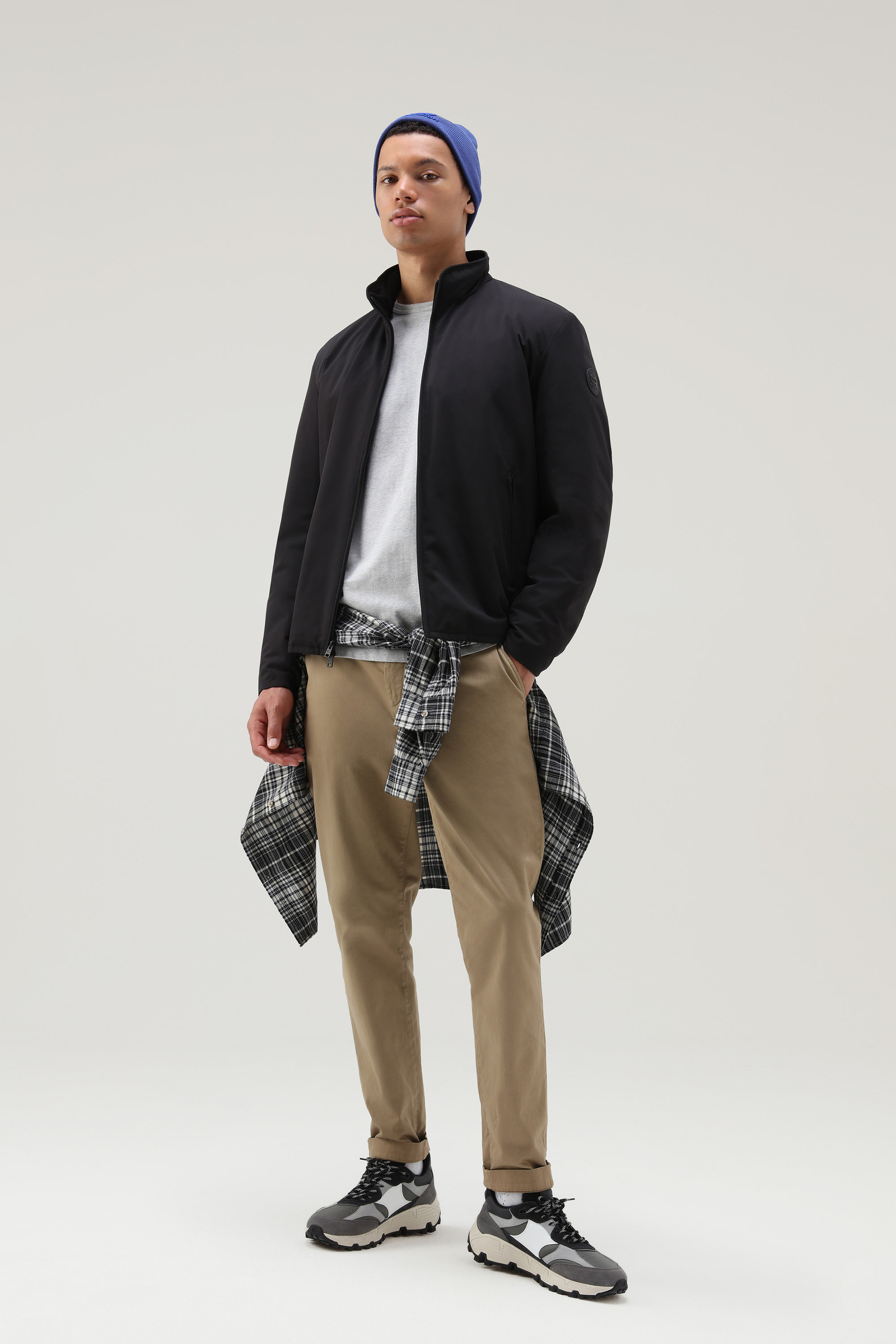 Bomber imbottito Sailing nero photo 2 | Woolrich