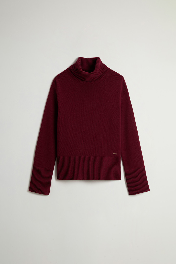 SUPERGEELONG TURTLENECK Red photo 5 | Woolrich