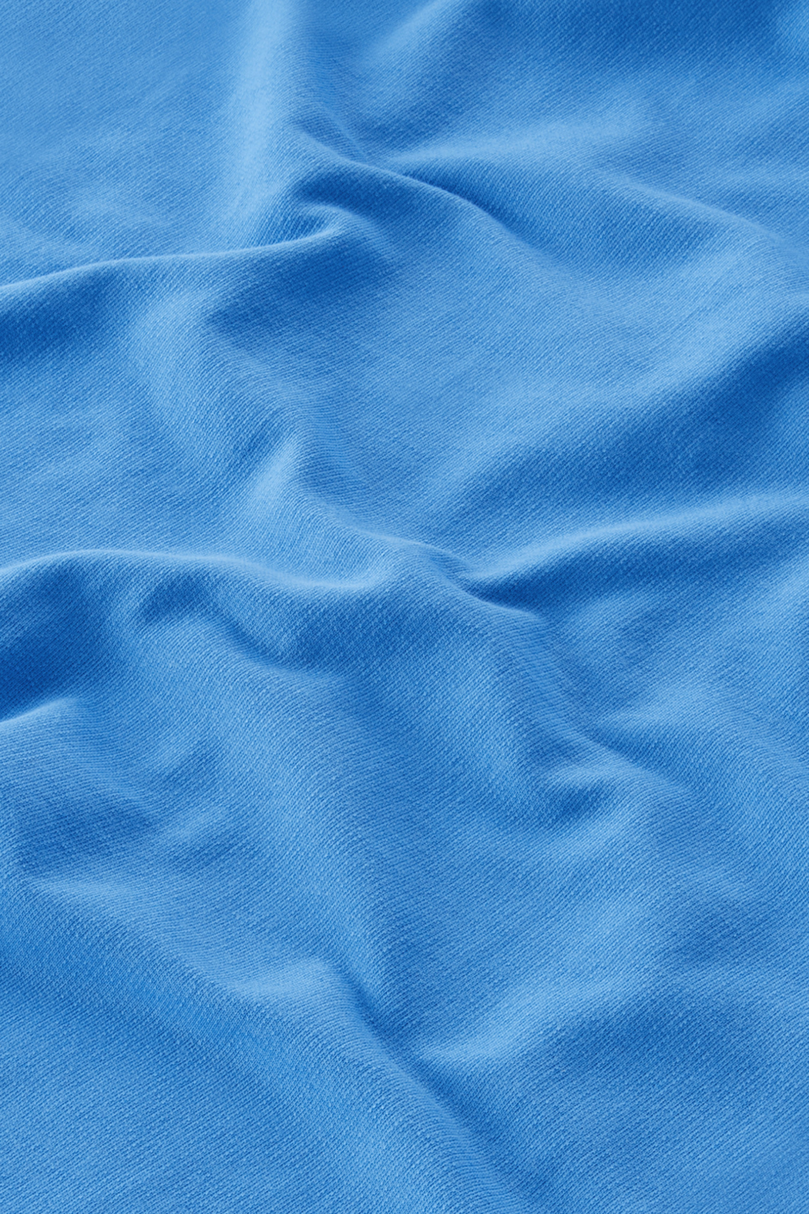 Hoodie in Pure Cotton Fleece with Zip Pocket Blue photo 9 | Woolrich