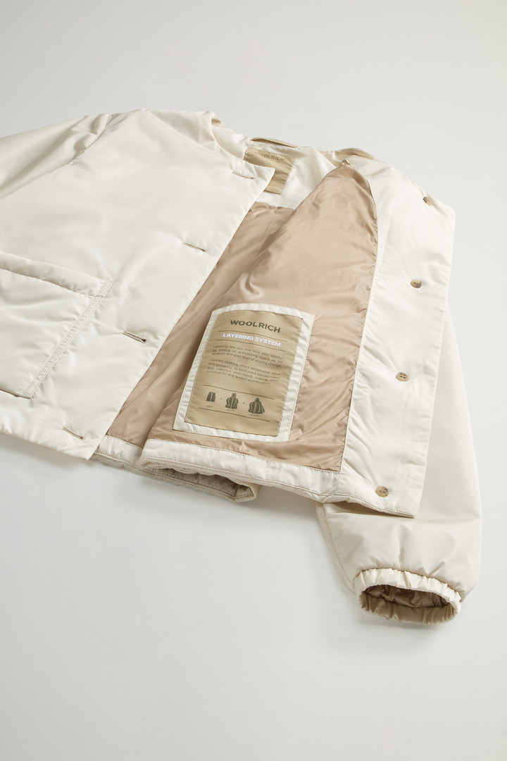 Crewneck Jacket in Nylon White photo 9 | Woolrich