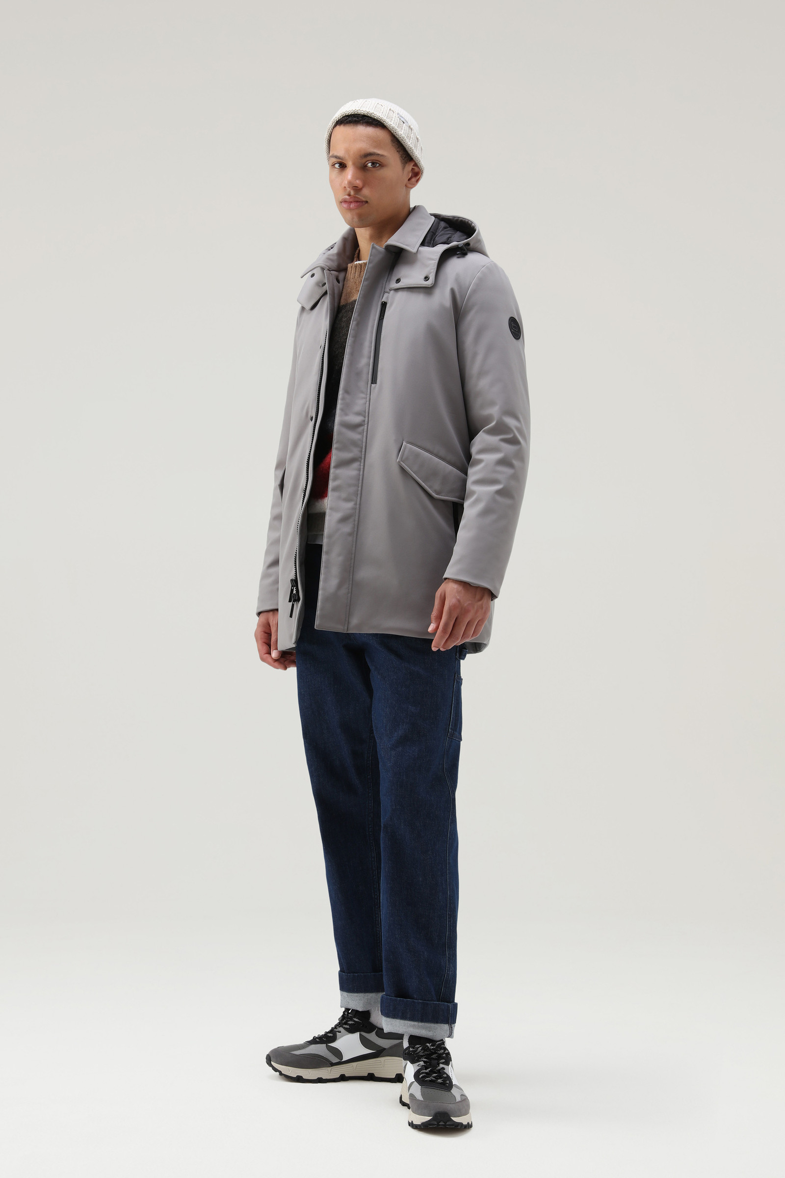 Barrow Mac Softshell Coat Grey photo 2 | Woolrich