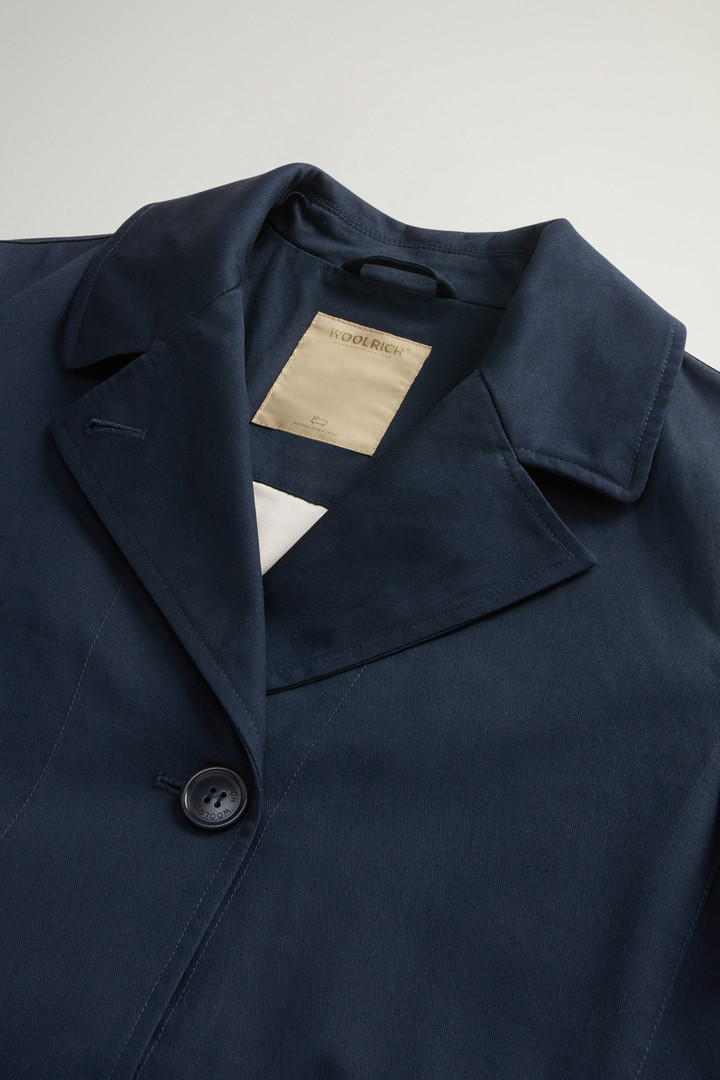 Trenchcoat aus reiner Baumwolle Blau photo 6 | Woolrich