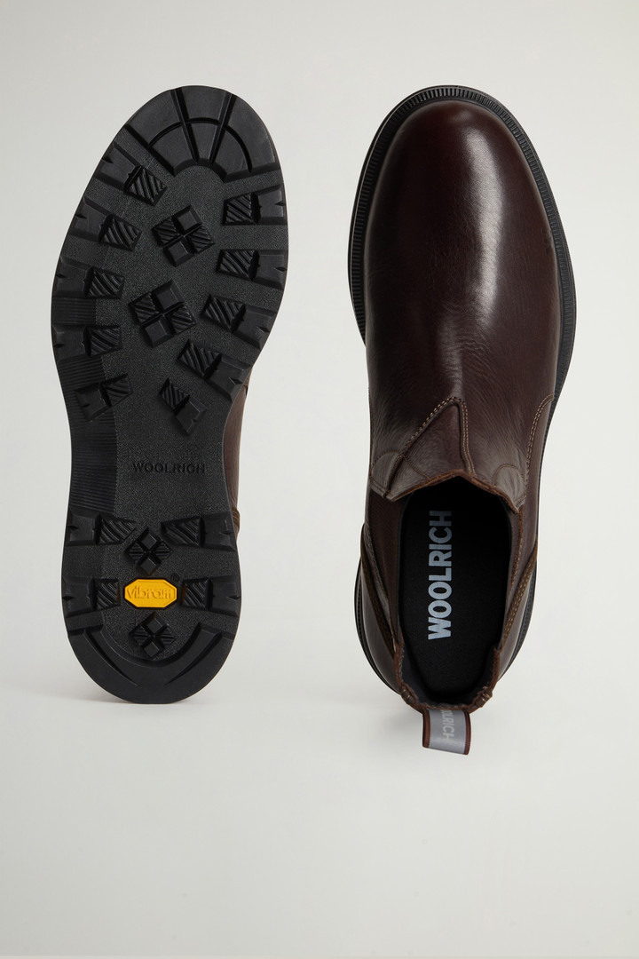 Bottines Stone Grove en cuir de vachette Marron photo 4 | Woolrich